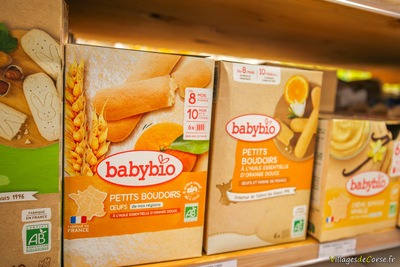 Boudoirs babybio - Magasin BIO la Roulotte - Furiani, Corse