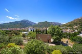 Blick auf Corte Hotel Si Mea Korsika