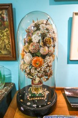 Bouquet de fleurs en coquillages, XIXe siècle - Antiquaire à Bastia, Corse