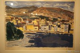 Lithographie de Bastia par JC Quilici - Antiquaire à Bastia, Corse