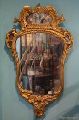 Miroir 18e bois sculpté doré - Antiquaire Antiquités - Bastia, Corse