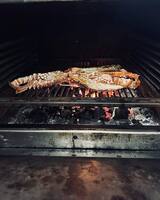 Wood-fired lobster
