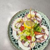 Octopus salad, restaurant Chez Marc in Centuri