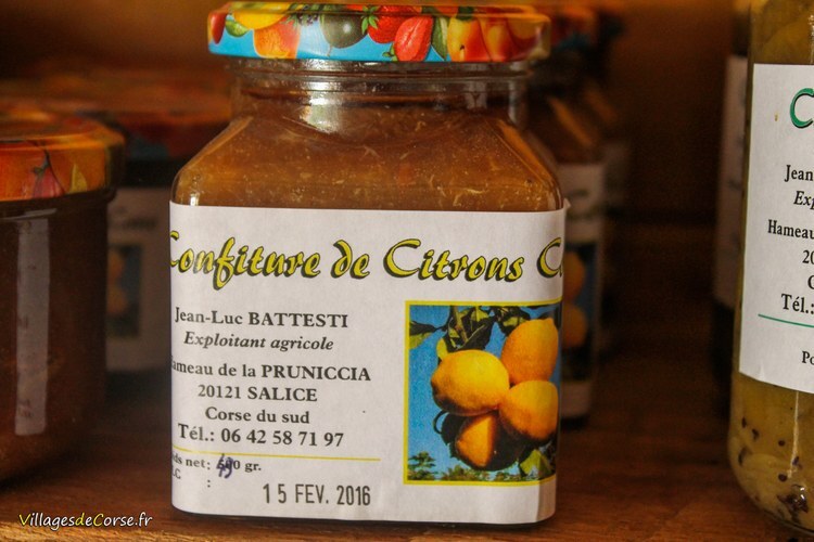 Confiture de citrons corse