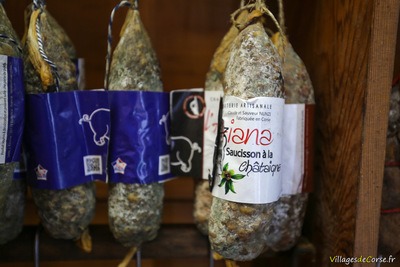 Saucisson corse - Epicerie A Muvra - Zonza, Corse