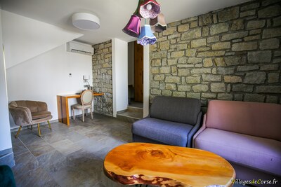 Salone duplex - Auberge de la Restonica - Corte, Corsica