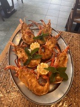 Langustes corses cuisinees restaurant - Au Bon Clocher - Canari, Corse
