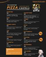 Carte pizza - A Bastella - Lucciana, Corse hiver 2024-2025