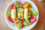 Insalata calda di formaggio di capra - Ristorante di Casa Niulinca - Calacuccia, Corsica