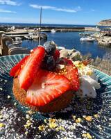 Sable aux fruits rouge - Restaurant U Palmentu - Centuri, Korsika
