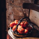 Pomodori biologici - Ristorante a Casarella - Pigna, Corsica