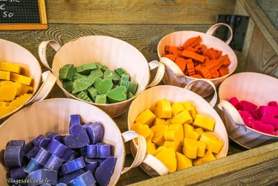 Heart-shaped soap