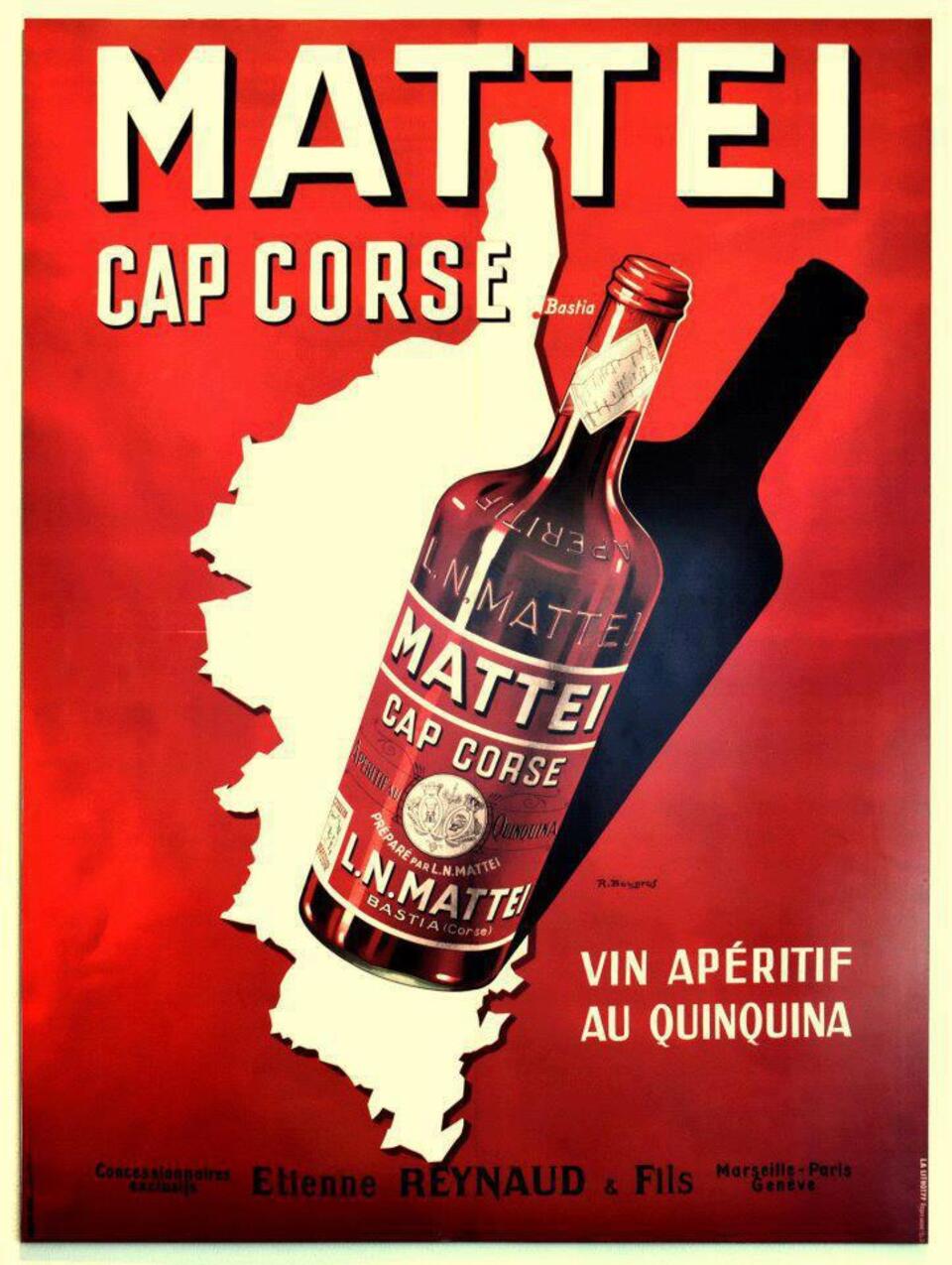 Apéritif Aléria - Tonique - Cap L.N. Corse Distillerie Vin Corse - Mattei