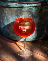 Cocktail capo spritz rouge mattei cap corse