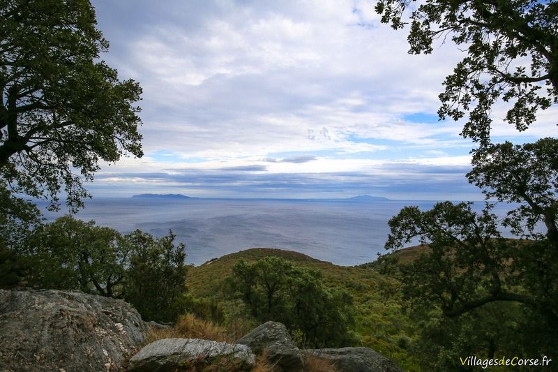 Blick auf die Inseln Capraia und Elba, Cap Corse Meria - 16/09/2016