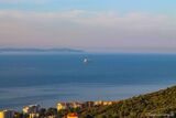 Schiff Corsica Ferries Morgens ankommend Ajaccio Balade Des Anglais - 11/07/2013