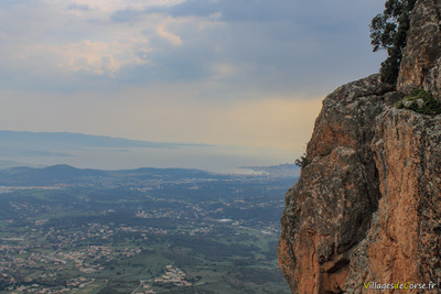 Vue Golfe Ajaccio Depuis Mont Gozzi - 25/03/2012