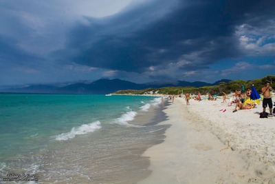 Saleccia beach in Santo Pietro di Tenda, 13/08/2014