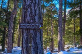 Schild Bergerie U Ballone Refuge Tighettu Albertacce - 29/01/2019