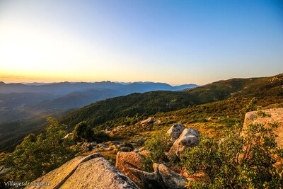 Coucher de Soleil Sur la Montagne Argiusta Moriccio - 06/07/2021